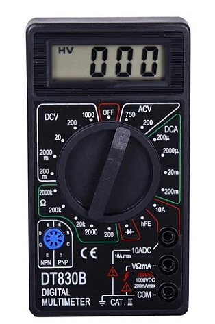 Мультиметр DT 830 В СЕРВИС КЛЮЧ