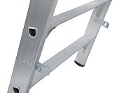 Стремянка  5 ступеней (1,20м) алюминиевая, лоток, крюк STABILO (гарантия 10 лет)