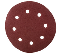Круг шлифовальный на липкой основе d180мм  з.180 (8 отв. 20шт/уп) Sturm