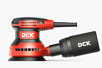 Шлифмашина эксцентриковая d125, 380Вт DCK KSA02-125 р/о НОВИНКА