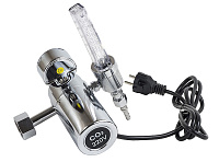 Редуктор углекислотный/аргоновый У-30/АР-40/3-220В с ротаметром и  подогревателем 220В КЕДР