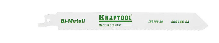 Пилки для сабельной пилы по металлу S 922 EF KRAFTOOL 130мм (зуб 1,4мм) 