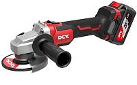 Угловая шлифовальная машина аккумуляторная  18В, d125 DCK KDSM03-125 (2х5Ач, ЗУ) б/щ