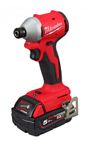Шуруповерт/винтоверт аккумуляторный  226Нм, 12В Milwaukee M18 BLIDR-502X (2х5.0Ач, ЗУ, кейс) ударный