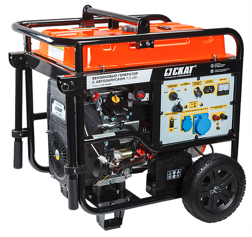 Электростанция бензиновая Скат УГБ-11500E
