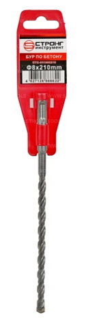 Бур SDS-plus  8,0 х 210/150мм 2 резца STRONG