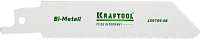 Пилки для сабельной пилы по металлу S 522 EF KRAFTOOL 80мм (зуб 1,4мм) твердый, нержавейка, цветной