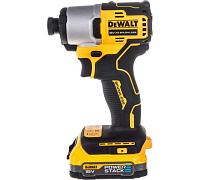 Шуруповерт аккумуляторный 18В, 192Нм DeWalt DCF840E1T (АКБ POWERSTACK, чемодан TSTAK, без ЗУ) ударны