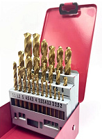 Набор сверл 25шт (2-13мм) HSS-TiN Профоснастка