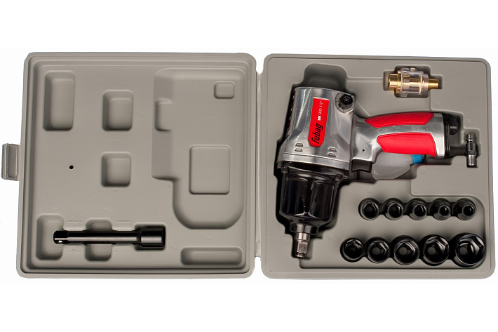 Гайковерт пневматический FUBAG IW900 + набор головок