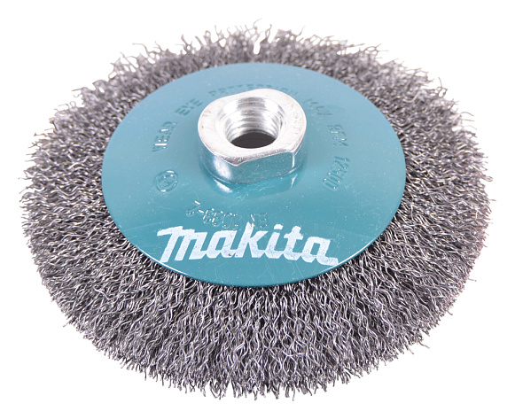 Щетка для УШМ коническая d115хМ14мм Makita проволока 0,5мм