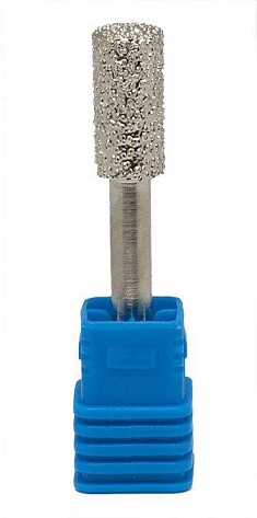 Шарошка алмазная цилиндрическая 10х20мм, хвостовик 6мм Практика