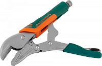 Клещи зажимные 180мм прорезиненные ручки Jonnesway