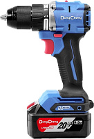 Дрель аккумуляторная  60Нм, 20В (2х4,0Ач, ЗУ, кейс, ударная, б/щ) DongCheng DCJZ2060i(TYPE EM)