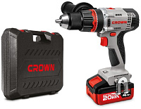 Шуруповерт аккумуляторный CROWN CT21076HMX-4 BMC (20В, 2х4,0Ач) (60Нм)