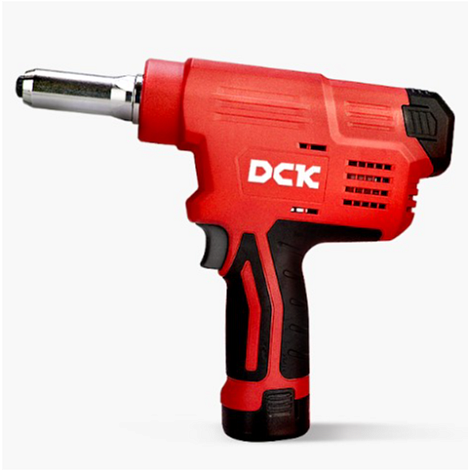Заклепочник аккумуляторный DCK KDPM50(TYPE EK) (вытяжные заклепки 2,4-5,0, 2х2,0Ач, ЗУ,кейс)