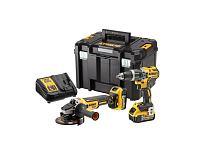 Набор DeWalt DCK2080P2T (дрель аккум. DCD796+УШМ DCG405+АКБ 2 х 5,0Ач+ЗУ)