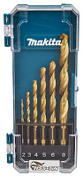 Набор сверл  6шт Makita (2-8мм) HSS-TiN