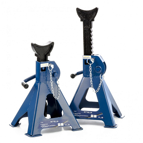 Подставки под автомобиль регулируемые, 3 т, h подъема 280-430мм, 2 шт.// Stels