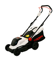 Газонокосилка аккумуляторная 40В, 380мм, 40л ( 2х20В 4Ач, ЗУ) б/щ CROWN CT29018HX-4
