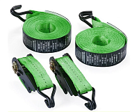 Ремень стяжной  1,0т 6,0м 25мм (Комплект 2шт) HITCH RS REGULAR