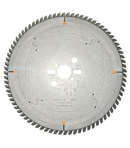 Диск по алюминию 250x80x30x3,2x2,5 HM TFZ POS Чехия
