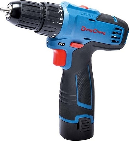 Дрель аккумуляторная  40Нм, 16В DongCheng (2х2,0Ач, ЗУ, кейс, б/щ) DCJZ1604(TYPE E)