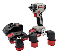 Дрель аккумуляторная  50Нм, 20В (2х2,0Ач, ЗУ, 3 патрона, кейс) б/щ CROWN CT21131HQX-2 BMC