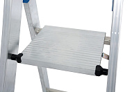 Стремянка  8 ступеней (1,90м) алюминиевая, лоток, крюк STABILO (гарантия 10 лет)