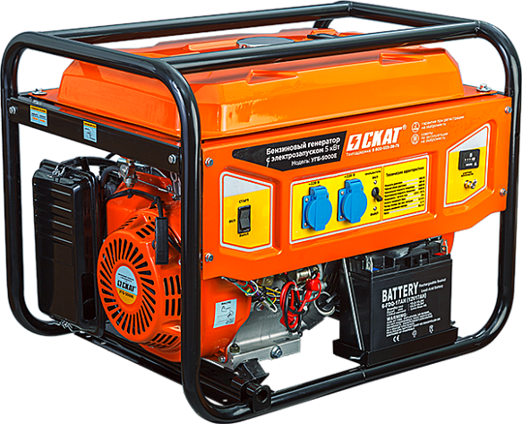 Электростанция бензиновая Скат УГБ-5000Е