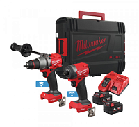 Набор инструментов Milwaukee M18 ONEPP2A3-502X (дрель, винтоверт, 2х5,0чА, ЗУ, кейс)