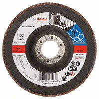 Круг лепестковый торцевой КЛТ 125х22мм з.120 Best for Metal Bosch