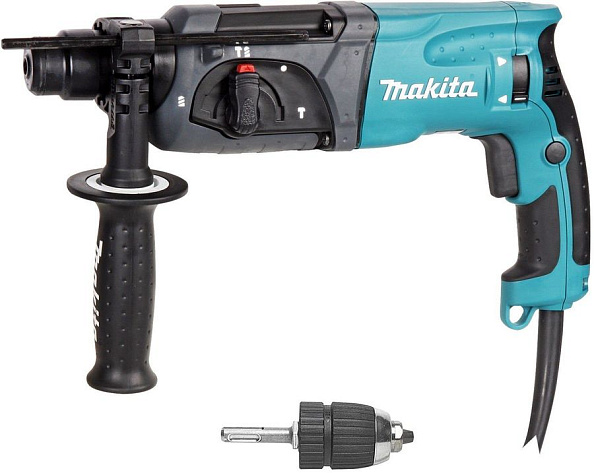 Перфоратор Makita HR2470X19 + патрон БЗП повреждена упаковка/некомплект