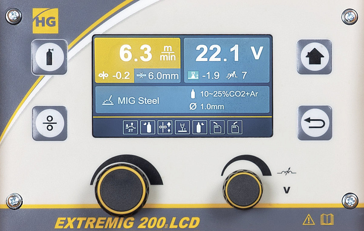 Полуавтомат сварочный HUGONG EXTREMIG 200W III LCD