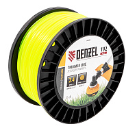 Леска 2,4мм х 192,0м круг Denzel FLEX CORD блистер НОВИНКА