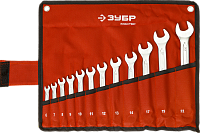 Набор ключей комбинированных  6-22мм (12шт) ЗУБР МАСТЕР в тканевой скрутке