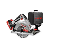 Пила дисковая аккумуляторная 165х20мм CROWN CT25002-165HX-4 BMC (20В, 2х4Ач, ЗУ, пропил 57мм) б/щ НО