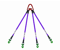 Строп 4СТ 4,0т., 2,0м (SF5) 60мм HITCH Regular wide