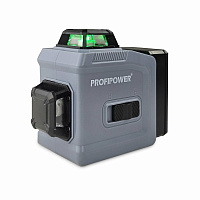 Уровень лазерный ProfiPower NL-12G (12 лучей, лазер - зеленый, Li-ion - 1шт, пульт ДУ, переходник, З