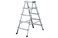 Стремянка двухсторонняя 2х5 ступеней (1,05м) MONTO Dopplo (гарантия 5 лет)