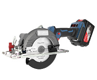 Пила дисковая аккумуляторная 140х20мм (20В, 1х4,0Ач, ЗУ, пропил 59мм) б/щ DongCheng DCMY140S(TYPE FK