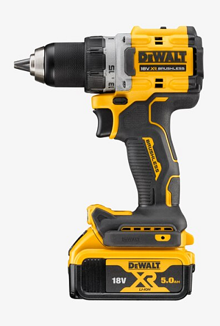 Дрель аккумуляторная DeWalt DCD800P2T (90Нм, 18В, 2х5,0Ач)