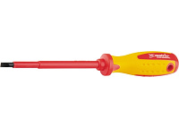 Отвертка диэлектрическая SL5,5*125мм MATRIX INSULATED