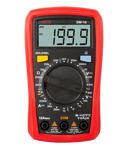 Мультиметр RGK DM-10 (Росеестр 81409-21)