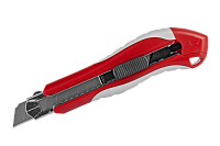 Нож 18мм ЗУБР ПРОФЕССИОНАЛ обрезиненный с автофиксацией + доп. фиксатор