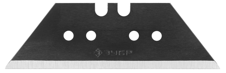 Лезвия трапециевидные 18мм тип А24 ЗУБР ПРОФЕССИОНАЛ 5шт, вороненая сталь