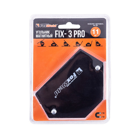 Угольник магнитный FIX-3Pro (30/45/60/75/90/135°, до 11кг) FoxWELD