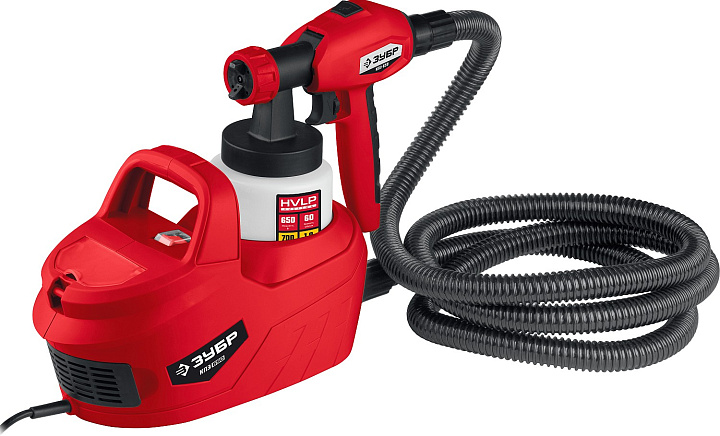 Краскопульт сетевой ЗУБР КПЭ-650 (650Вт бак 0,8л)