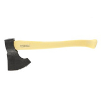 Топор кованный, в сборе, 1100/1480 г, деревянное топорище, 520 мм, таежный 