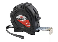 Рулетка 7,5м*25мм MATRIX BLACK